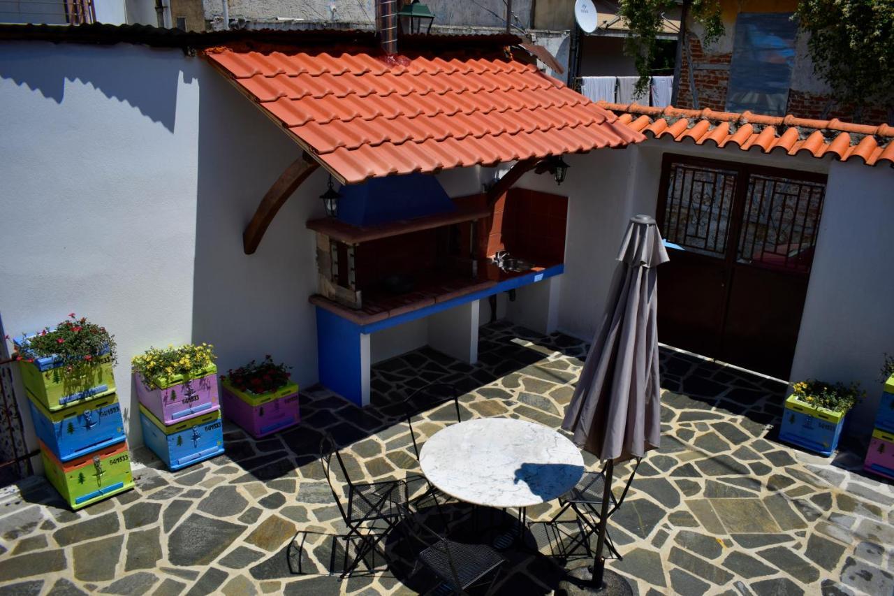 Вилла Renovated Old Manor House With Yard Арнея Экстерьер фото