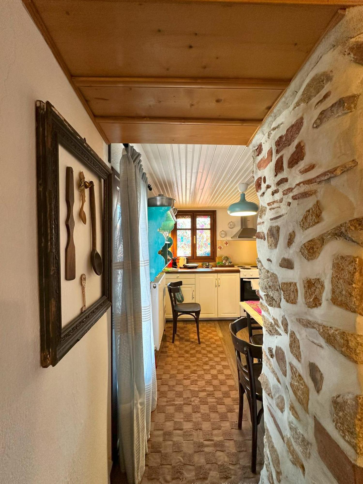 Вилла Renovated Old Manor House With Yard Арнея Экстерьер фото