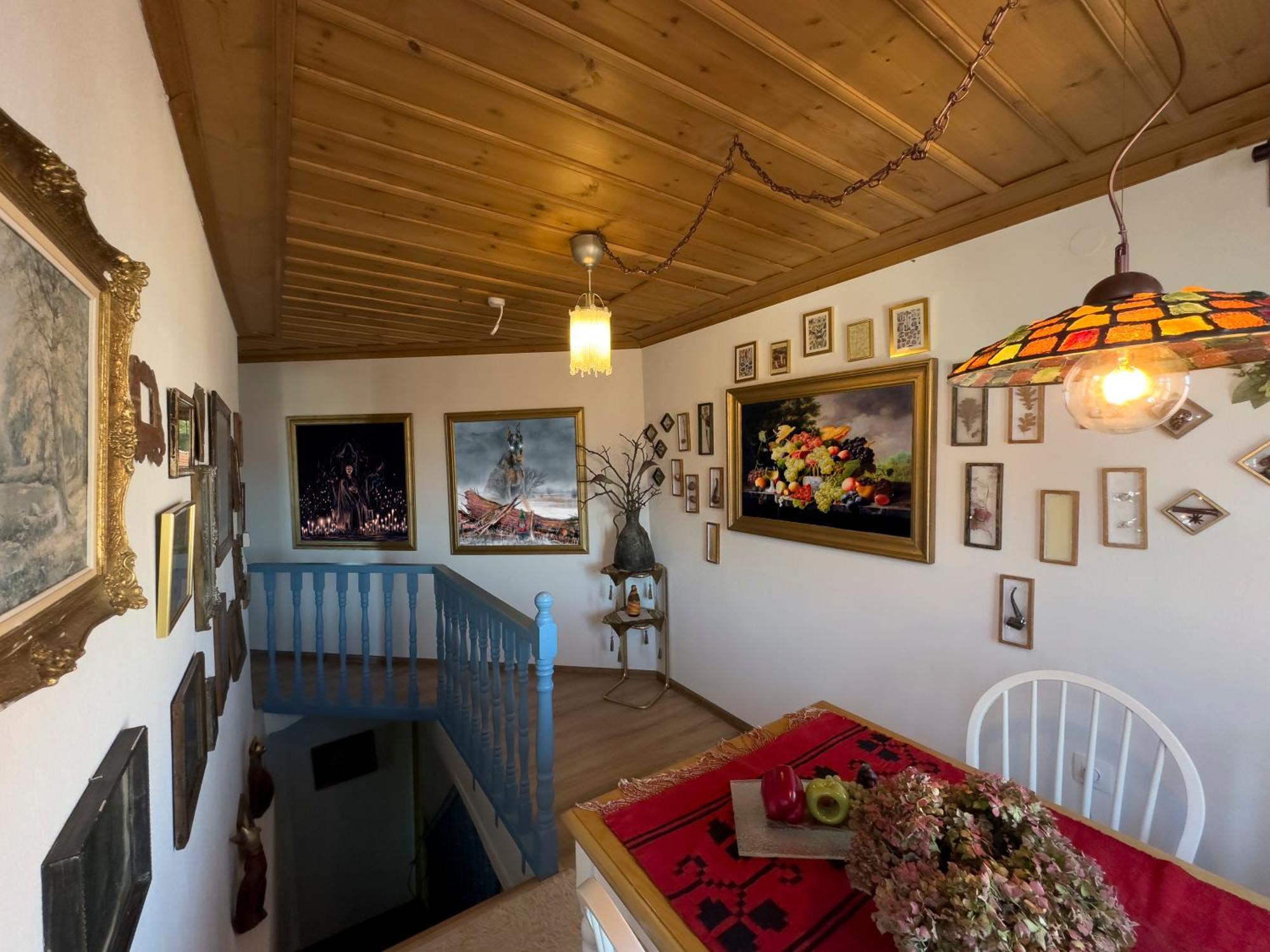 Вилла Renovated Old Manor House With Yard Арнея Экстерьер фото