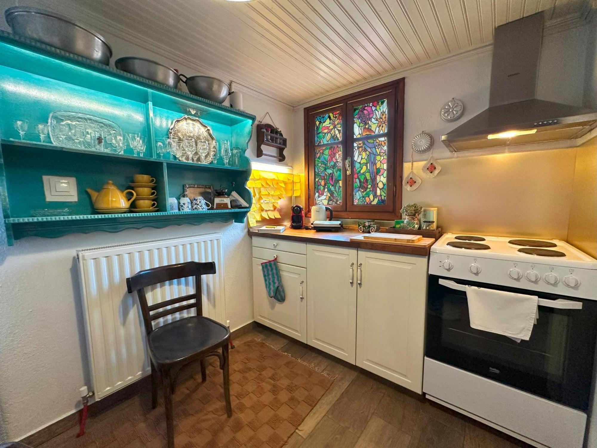 Вилла Renovated Old Manor House With Yard Арнея Экстерьер фото